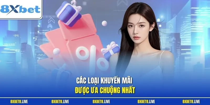 Các loại khuyến mãi được ưa chuộng nhất 